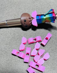 Image 8 of Black  or pink Sunglasses Focal Beads for Beading Pens