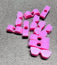 Image 2 of Black  or pink Sunglasses Focal Beads for Beading Pens