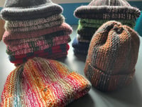 hand-knit hats