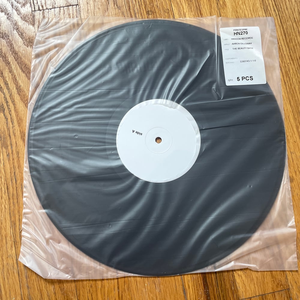AARON DILLOWAY - THE BEAUTY BATH (BLACK) TEST PRESSING LP