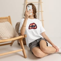 Image 10 of Vampire Bite T-Shirt — Colorful Monster Mouth Graphic Tee