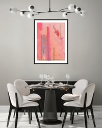 Image 5 of Helen Frankenthaler - Canal Street, Giclee Print on Canvas or Paper, Minimalis Pink Abstracat Decor