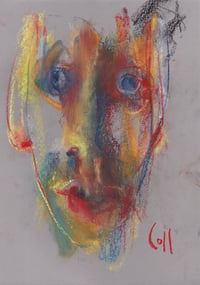 Image 2 of Brisk - Sketchbook Drawing in Soft Pastels on Paper 