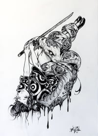 "Wrapped" Original Drawing