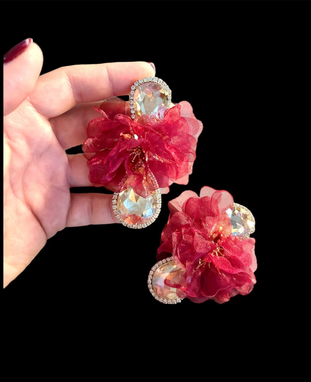 Image of Vine Flowers earrings 