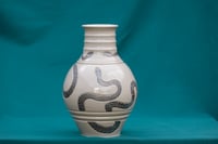 Image 1 of Vase 11 - 3 Silver snakes