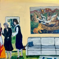 Ladies Luncheon - - Original Painting