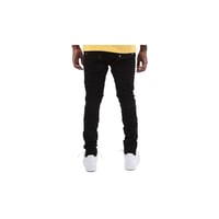 Image 5 of Crysp Denim Black Benjamin Cargo Jeans
