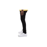 Image 3 of Crysp Denim Black Benjamin Cargo Jeans