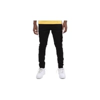 Image 2 of Crysp Denim Black Benjamin Cargo Jeans
