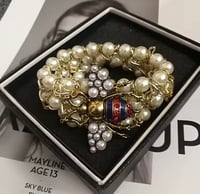 Image 2 of Luxury Handmade Crystal Bee Bracelet 