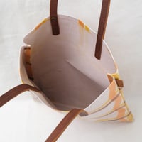 Image 6 of Jamie Soft Tote brown squiggly lines