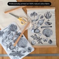 Image 2 of BEACH TREASURES Natural Fabric Wall Hanging