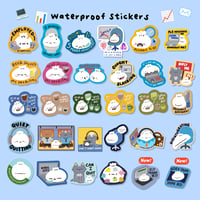 Image 1 of eepy but employed stickers | Corporate sticker series