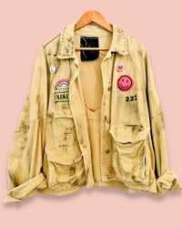 Image 2 of PiNk panTher IBIZA CREW ¥ DENIM JACKET ¥ UNISEX ¥ UPCYCLED ¥ IBIZA