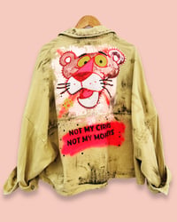 Image 3 of PiNk panTher IBIZA CREW ¥ DENIM JACKET ¥ UNISEX ¥ UPCYCLED ¥ IBIZA