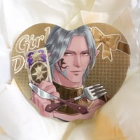 Image 3 of PREORDER FF14 Girl Dinner Badges Part 2
