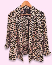 Image 2 of KARMA CLUB ¥ LEOPARD BLAZER¥ URBAN ART ¥ IBIZA ✘ UPCYCLED VINTAGE ✘ JACKET