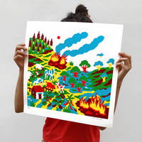 Ecología del fuego - Serigrafía