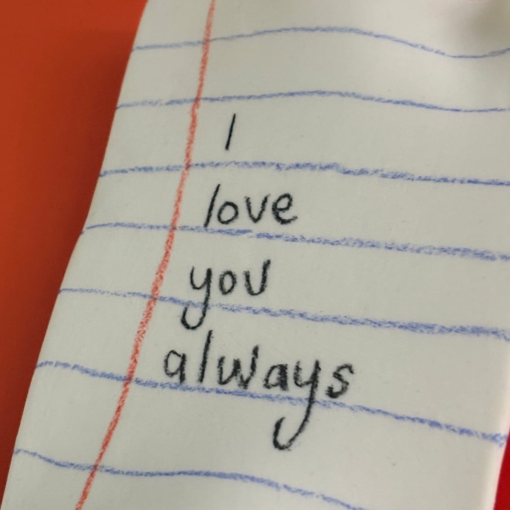 Image of Love note Porcelain 