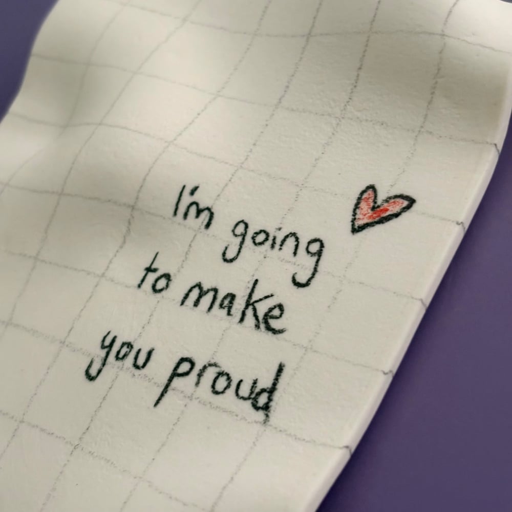 Image of Proud note Porcelain 