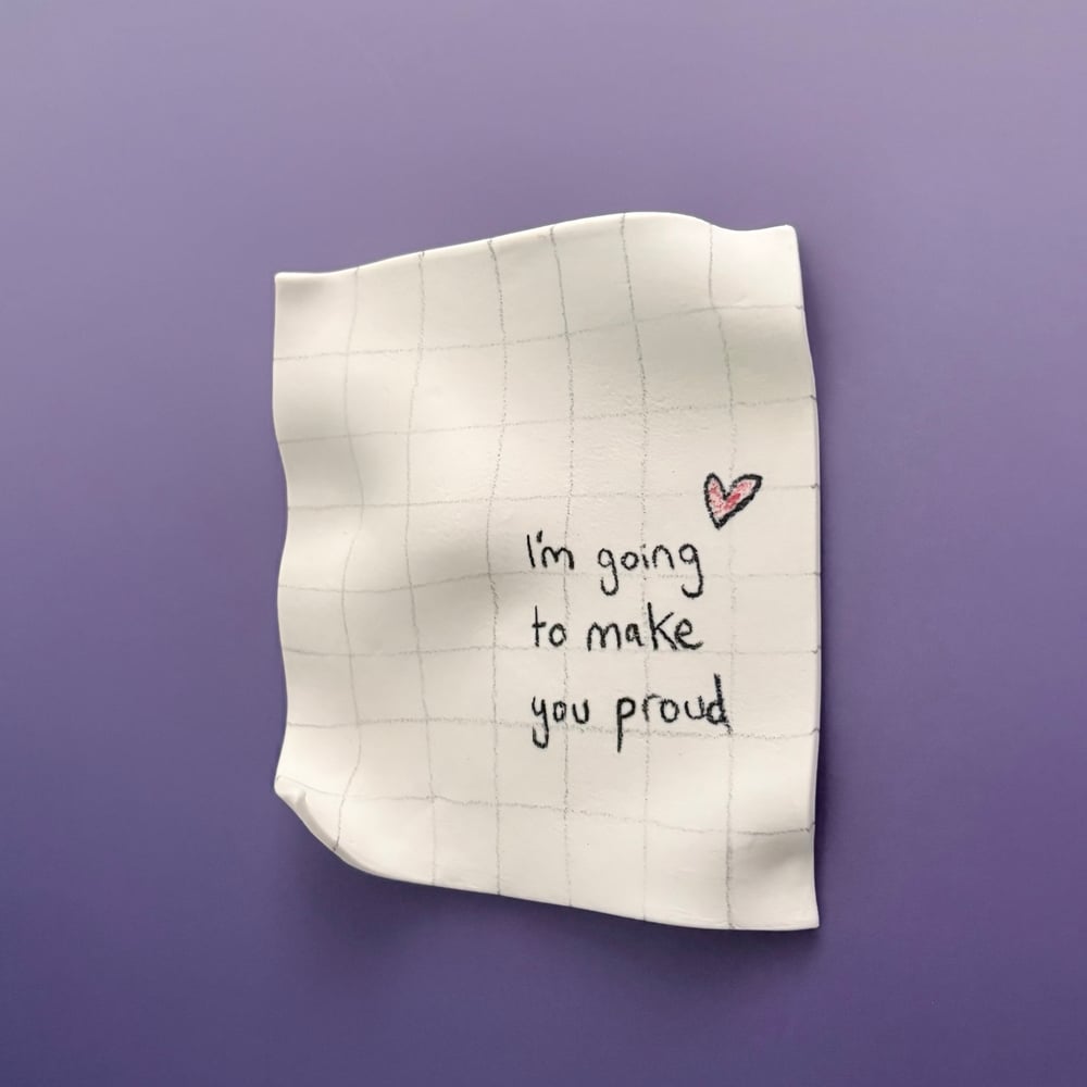 Image of Proud note Porcelain 