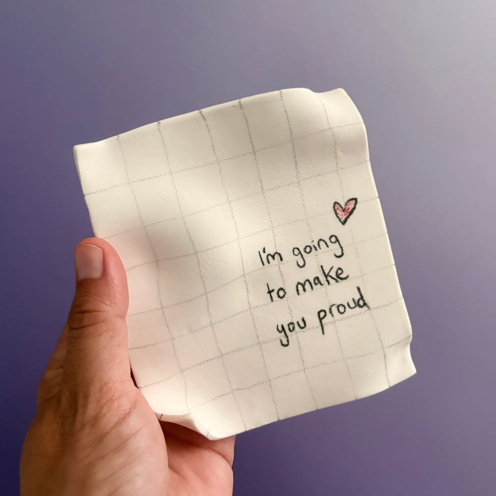 Image of Proud note Porcelain 