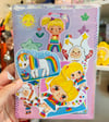 Rainbow Brite sticker sheet pack