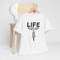 Image 6 of Life Behind Bars Bicycle Tee — Vintage Bike Handlebar Graphic Shirt