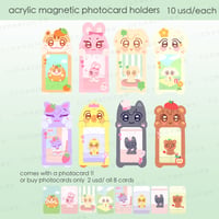*PREORDER* Acrylic Magnetic Photocard Holder