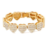 Image 10 of Luxury Style Heart-shaped High-end Necklace and Bracelet Set