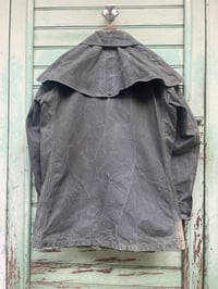 Image 2 of Vintage 1950's French Army Motorcycle Coat Size Large. Vintage Military Mac.  copy