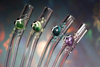 Image 2 of Frog Glass Drinking Straw