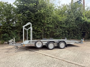 Image of Brian James Type P-AM-T-055-1 Twin Axle Car Transporter Trailer Freshly Serviced