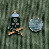 Image 2 of Crossbrushes - enamel pin