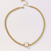 Image 3 of 5pcs Pear styled Stainless Steel Jewelry Set: