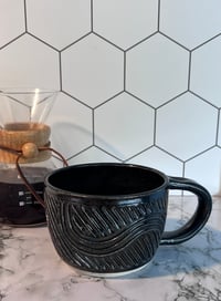 Image 2 of Sparkly Black Signature Mug