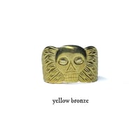 Image 5 of Mega Taphophile ring in sterling silver, gold, or bronze