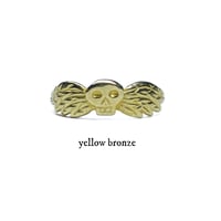 Image 6 of Mini Taphophile ring in sterling silver, gold, or bronze
