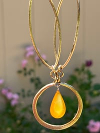 Image 5 of The Yellow Color brass summery necklace 