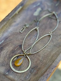 Image 10 of The Yellow Color brass summery necklace 