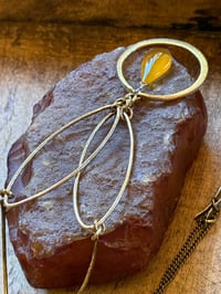 Image 4 of The Yellow Color brass summery necklace 