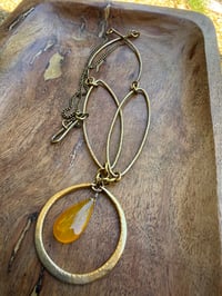 Image 16 of The Yellow Color brass summery necklace 