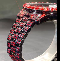 Image 2 of Radiant red bling luxury watch(Unisex)