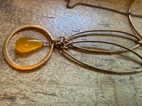 Image 23 of The Yellow Color brass summery necklace 