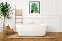 Image 4 of Jonas Wood - Still Life with Cat and Fruit, Giclee Print on Canvas or Paper, Minimalist Poster