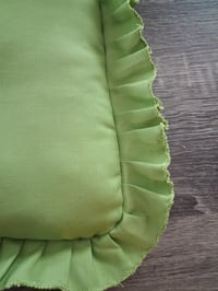 Image 3 of Distressed Ruffle Dining Cushion