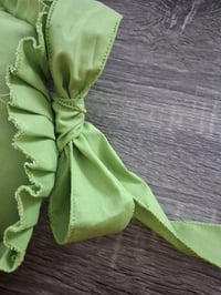 Image 4 of Distressed Ruffle Dining Cushion