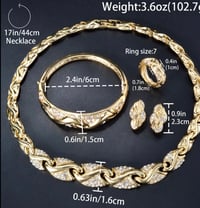 Image 6 of Exquisite Zirconia jewelry set