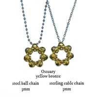 Image 2 of Ossuary necklace in sterling silver or bronze